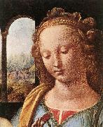 LEONARDO da Vinci Madonna with a Flower (Madonna Benois) g oil painting picture wholesale